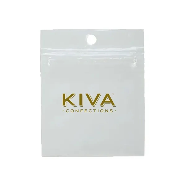 Black Back / Clear Front color option for 0.5gram   1 Gram Edible Or Flower Barrier Bag 2" X 2"