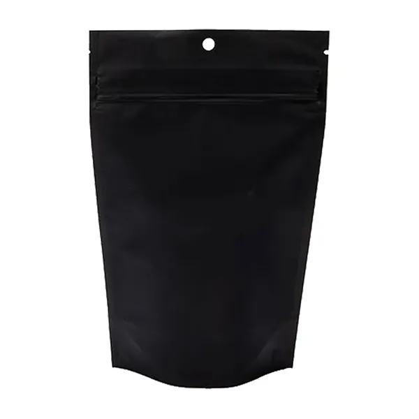 Black color option for 14 Gram Child Resistant Pouch / Exit Bag 5 1/8" X 2 1/2" X 8