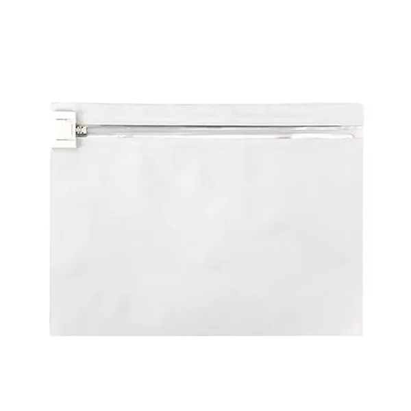 White color option for 2 Oz. Child Resistant Pouch / Exit Bag 12" X 4" X 9"