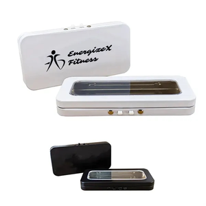 Photo of Child Resistant Joint / Edible Hinged Tin Box With See Throu