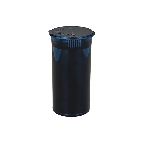 Black color option for 2 Gram Squeezetop Child Resistant Vial / Container