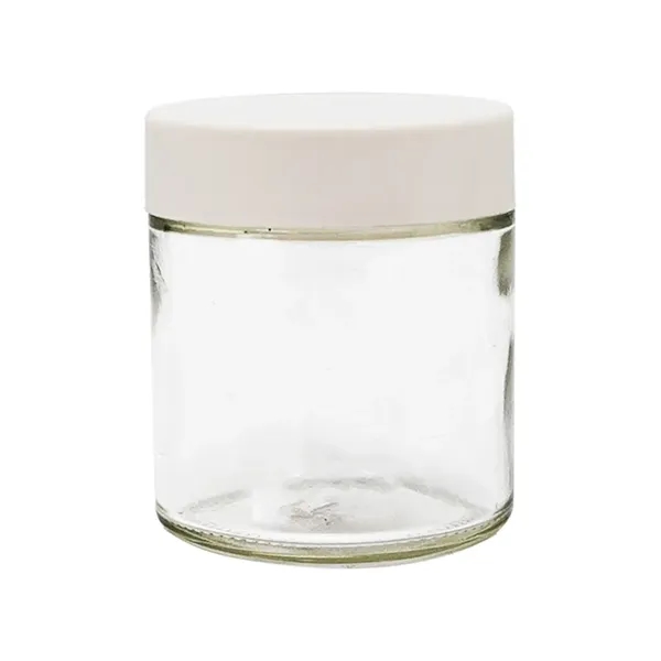 Clear color option for 3 Oz Clear Glass Jar