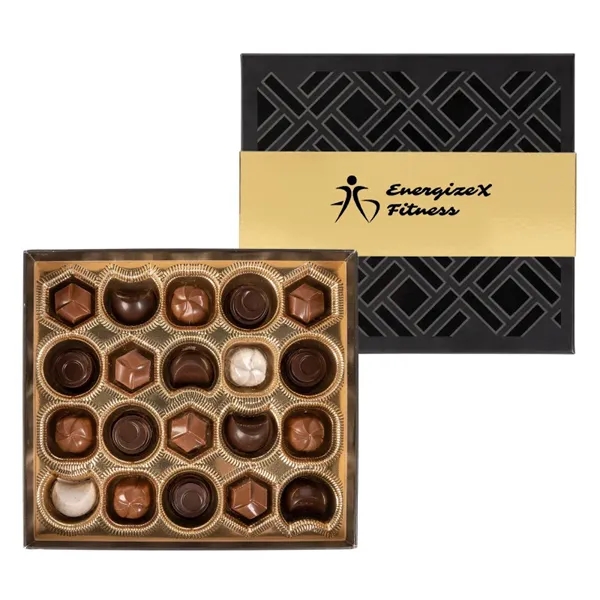 Gold color option for Small Custom Chocolate Delight Gift Box