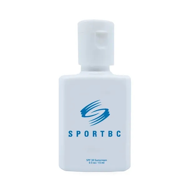 Tropical color option for Spf 30 .5 Oz Square Sunscreen