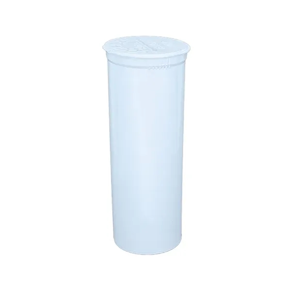White color option for 14 Gram Squeezetop Child Resistant Vial / Container