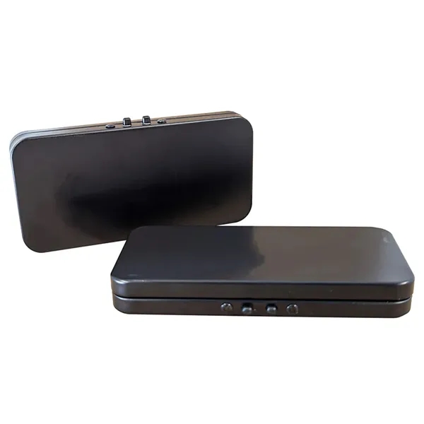 Black color option for Child Resistant Joint / Edible Hinged Tin Box