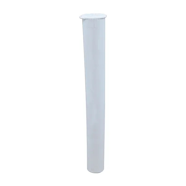 White color option for 140mm Squeezetop Child Resistant Joint / Pre Roll Tube