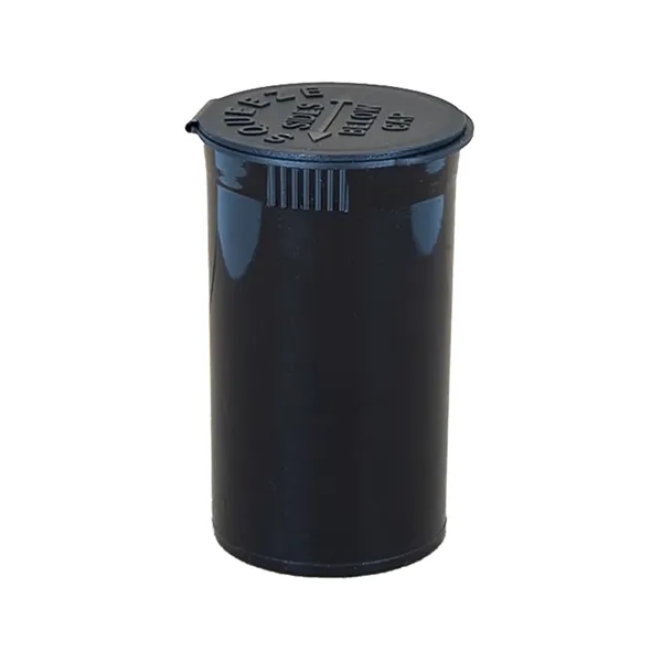 Black color option for 3.5 Gram Squeezetop Child Resistant Vial / Container