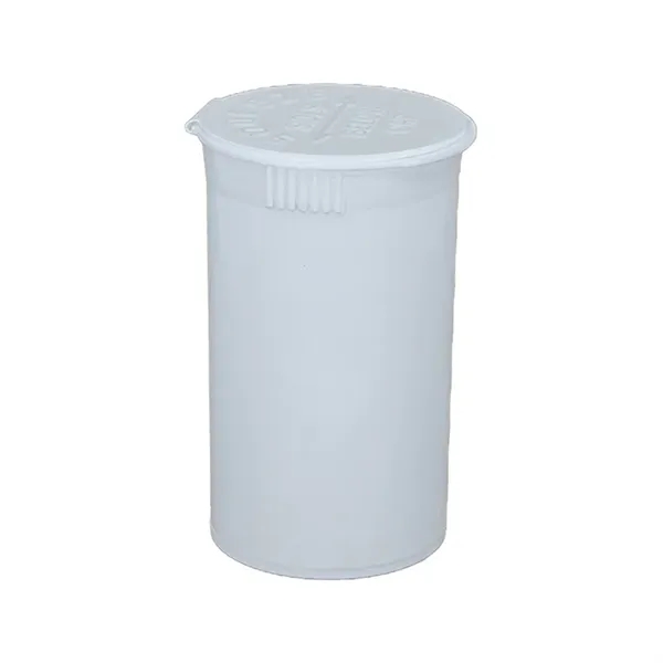 White color option for 3.5 Gram Squeezetop Child Resistant Vial / Container