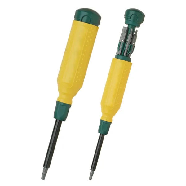 Yellow color option for 15 In 1 Multi Bit Screwdriver