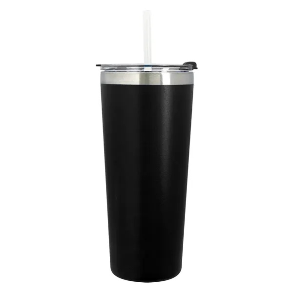 White Straw color option for 24 Oz. Full Laser Core Series Tumbler