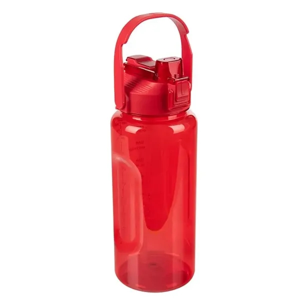 Translucent Red color option for 68 Oz. Tracker Water Bottle