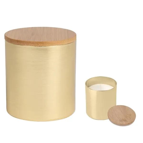 Gold color option for Vanilla Scented Aluminum Candle