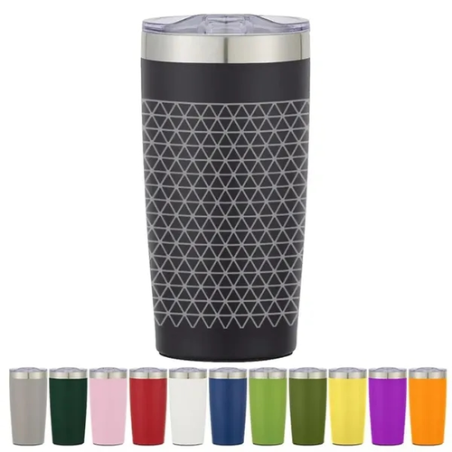 Main photo of 20 Oz. Full Laser Two Tone Rocky Tumbler
