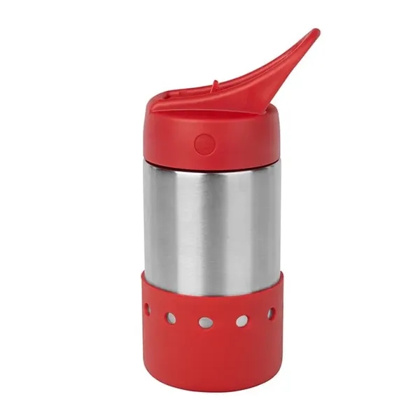Red color option for 14 Oz. Stainless Steel Easy Grip Bottle