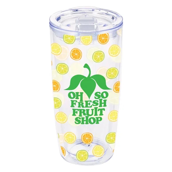 Clear color option for 19 Oz. Everest Tumbler With Insert