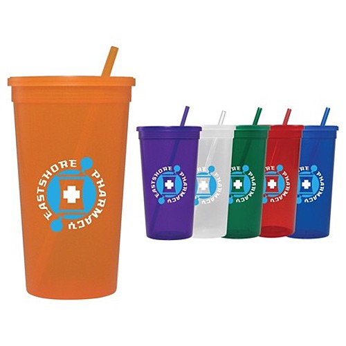 Photo of 32 Oz. Jewel Tumbler W/ Lid & Straw