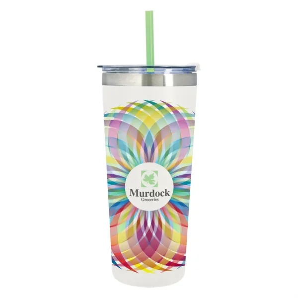 White color option for 24 Oz. Full Color Core Series Tumbler