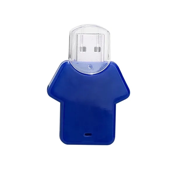 Blue color option for T Shirt Usb Flash Drive 256 Mb