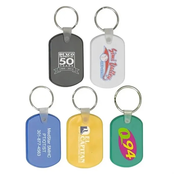 Standard color option for Pvc Key Tag 3.5"