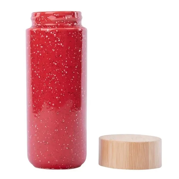 Red color option for 10 Oz. Speckled Widemouth Tumbler