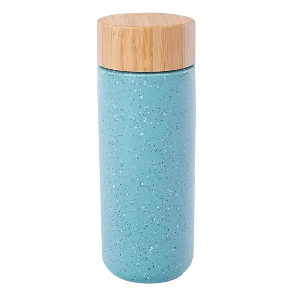 Teal color option for 10 Oz. Speckled Widemouth Tumbler