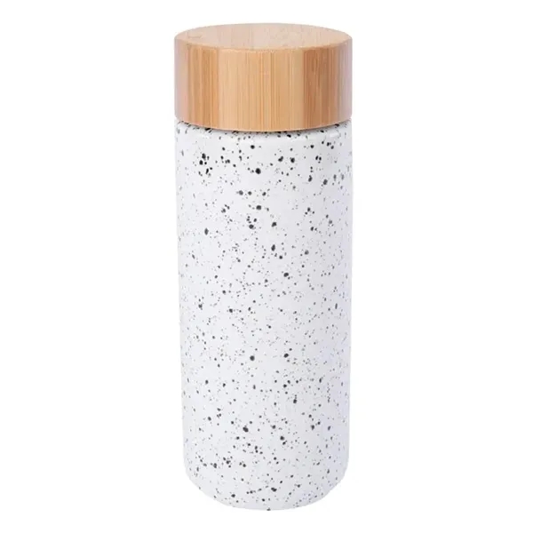 White color option for 10 Oz. Speckled Widemouth Tumbler