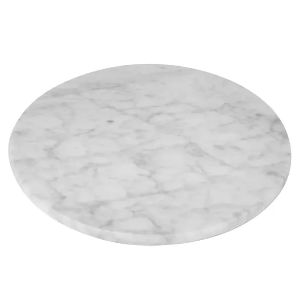White Marble color option for Round Marble Cutting Board
