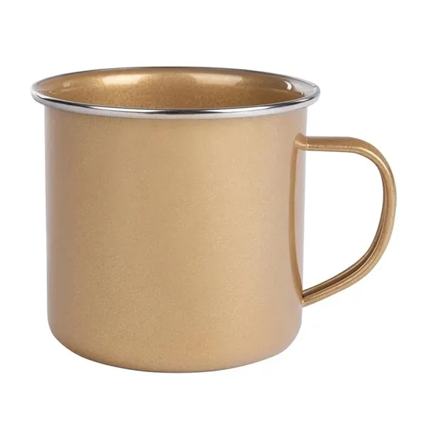 Gold color option for 16 Oz. Steel Campfire Mug
