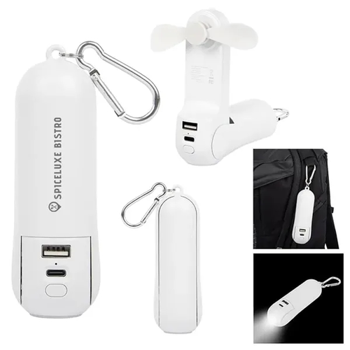 Main photo of Power Bank With Fan & Flashlight