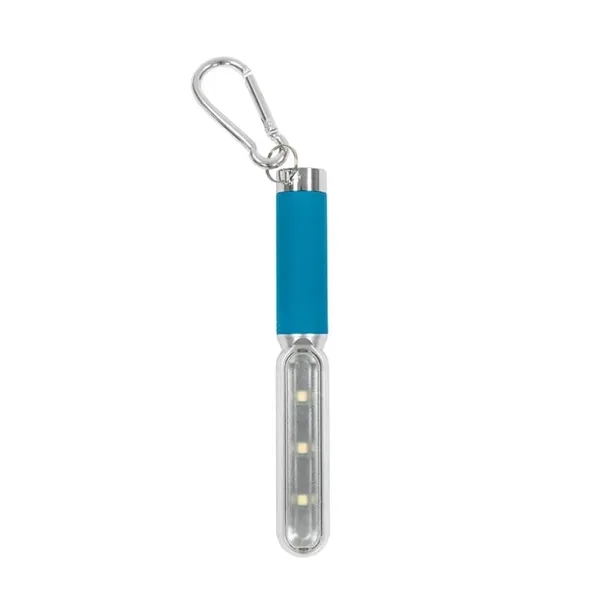 Light Blue color option for Portable Cob Safety Light With Carabiner