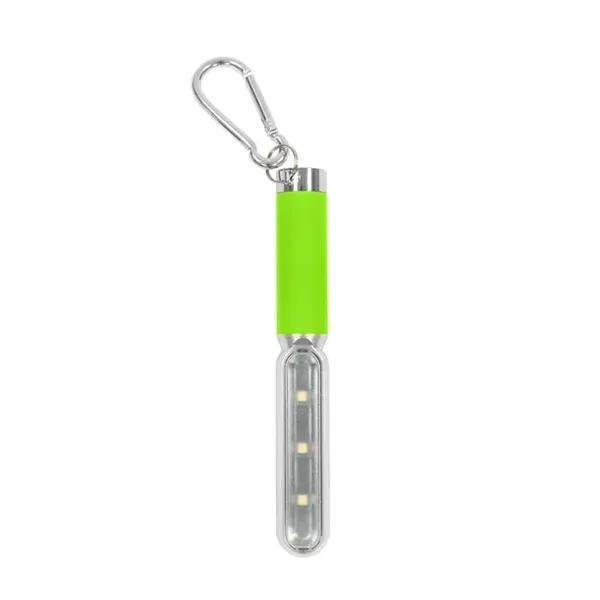 Lime Green color option for Portable Cob Safety Light With Carabiner