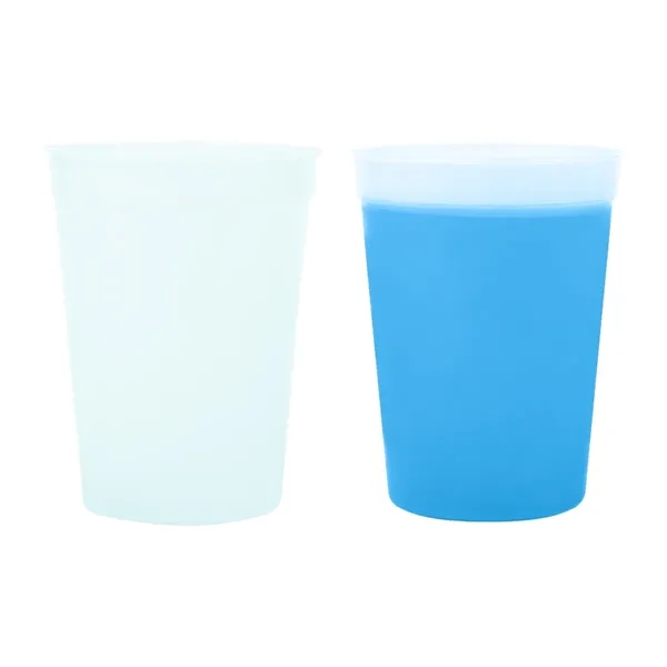 Frost Blue color option for 12 Oz. Color Changing Stadium Cup