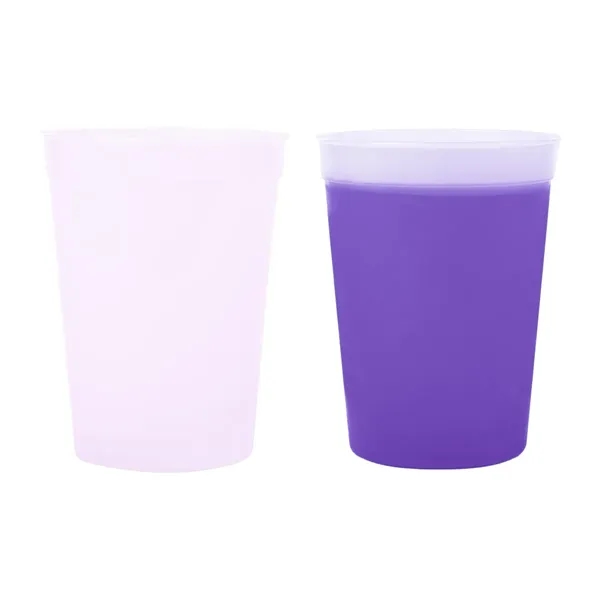 Frost Purple color option for 12 Oz. Color Changing Stadium Cup