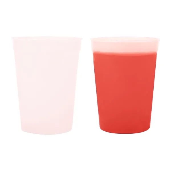 Frost Red color option for 12 Oz. Color Changing Stadium Cup