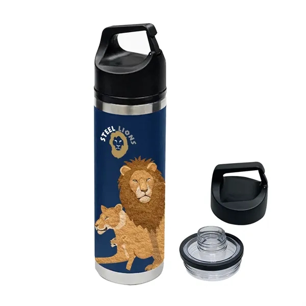 Navy Blue color option for 18 Oz. Full Color Travel Stainless Steel Bottle