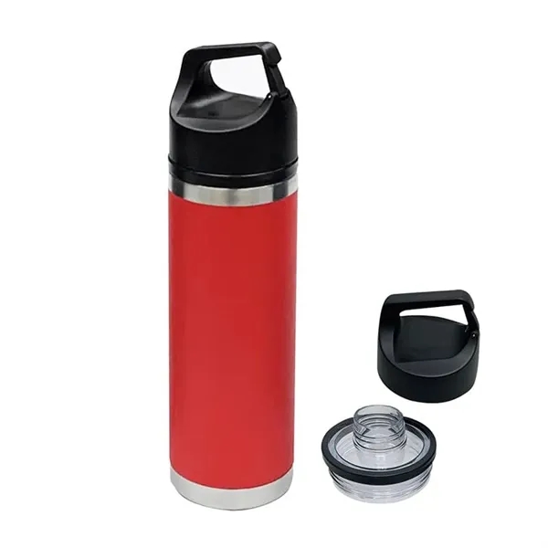 Red color option for 18 Oz. Full Color Travel Stainless Steel Bottle