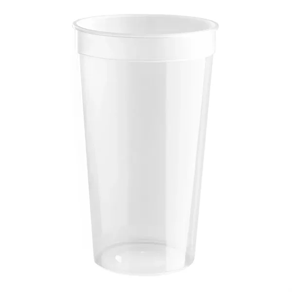 Clear color option for 32 Oz. Full Color Stadium Cup