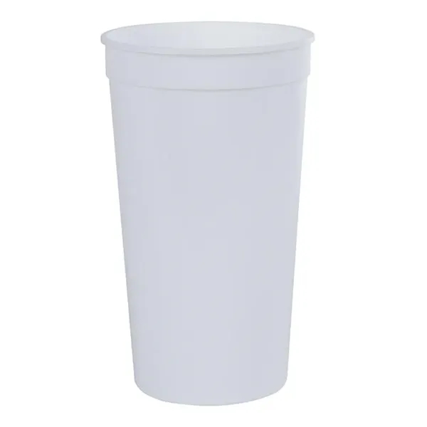 White color option for 32 Oz. Full Color Stadium Cup
