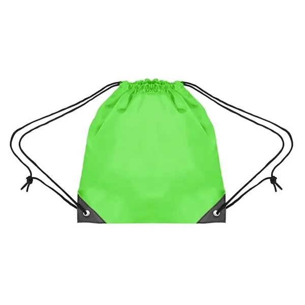 Lime Green color option for Youth Polyester Drawsting Bag