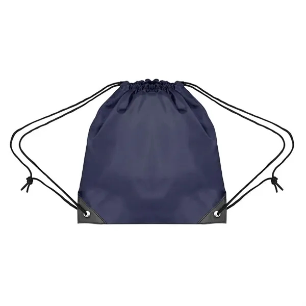Navy color option for Youth Polyester Drawsting Bag