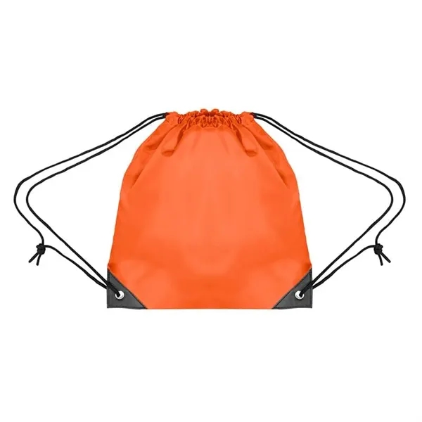 Orange color option for Youth Polyester Drawsting Bag