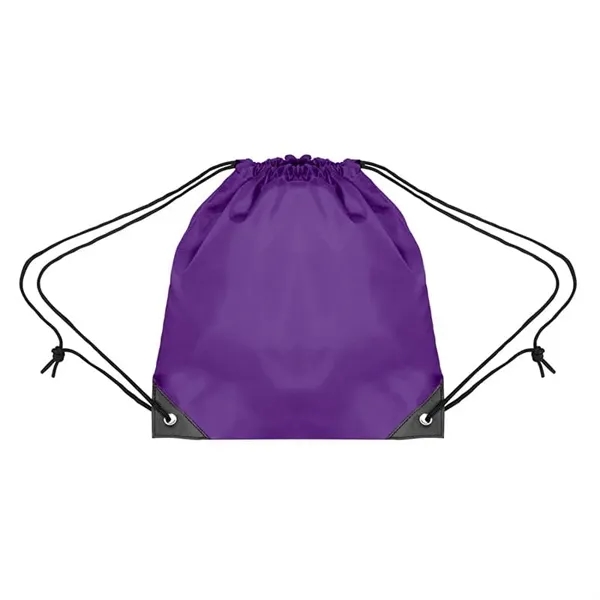 Purple color option for Youth Polyester Drawsting Bag