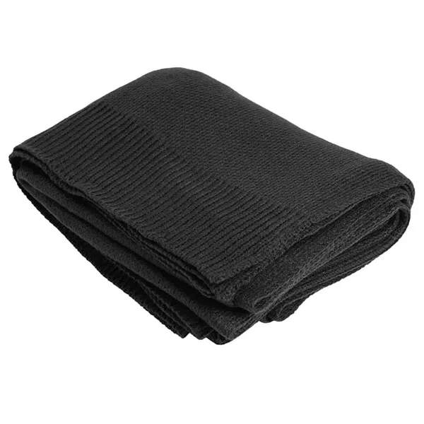 Black color option for Stella Soft Knit Throw Blanket