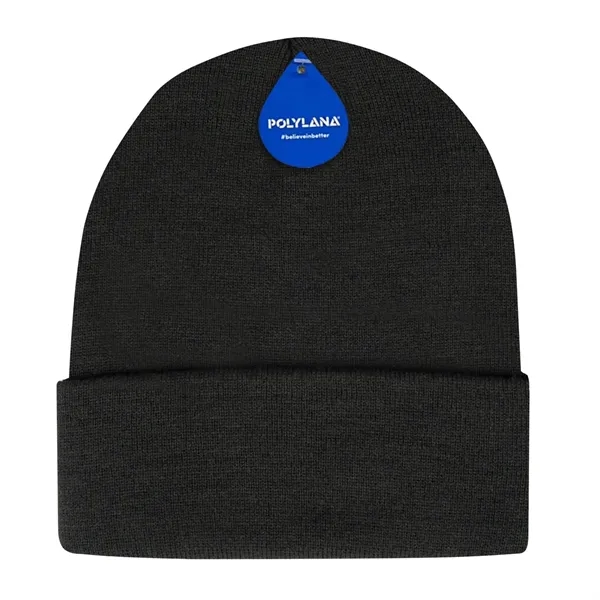 Black color option for Polyana Fiber Knit Cuffed Beanie