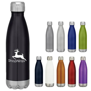 Photo of 16 Oz. Full Color Round Stainless Steel Bottle