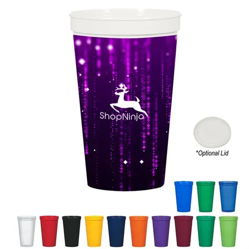 Main photo of 22 Oz. Full Color Stadium Cup