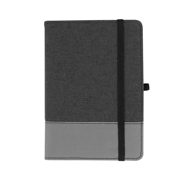 Charcoal With Gray color option for Recycled Polyester Journal