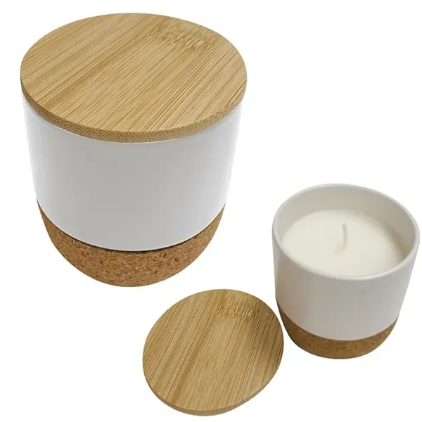 White color option for Soy Wax Candle