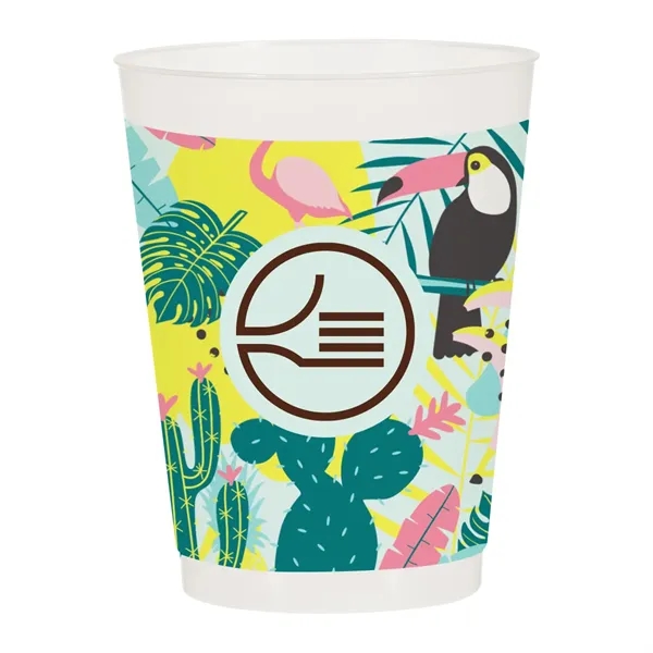 Frost Clear color option for 16 Oz. Full Color Frost Stadium Cup